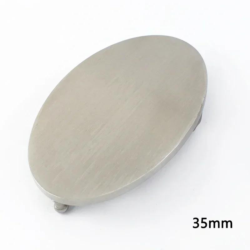 

Deepeel 35/40mm Stainless Steel Belt Buckles Metal Smooth Plate Buckle for Men s Waistband Head Pin Automatic Clasp DIY Crafts