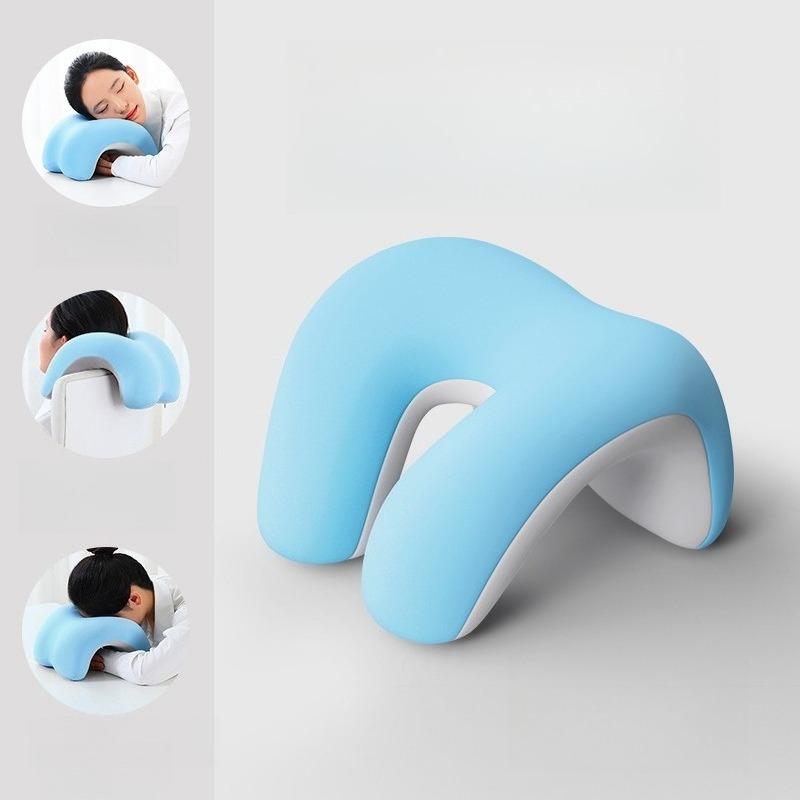 

Nap Pillow For Students Office Lunch Break Pillow Sleeping Pillow For Primary Junior High School Students Office Desk Pillow синий