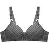 Dünner, kabelloser, verstellbarer Damen-BH mit Raffung, eleganter 3D-Bruststützunterwäsche, weicher, atmungsaktiver, lässiger Anti-Durchhänger-Bralette