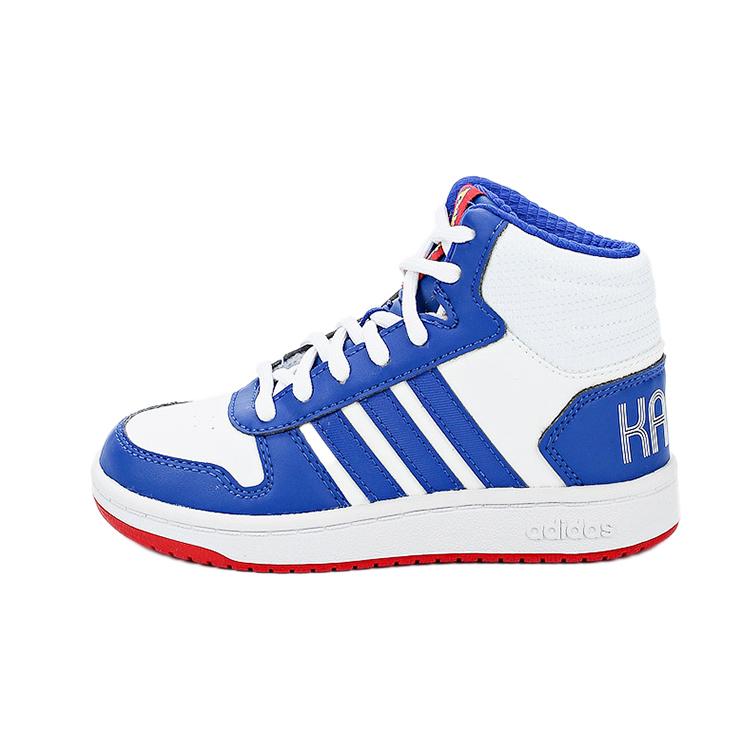 adidas Hoops 2.0 Mid J 'Kanto' (Unisex) Cloud White / Royal Blue / Core Black Kids' Skateboarding Shoes FW3167