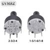 1PCS SR16 Plastic 16MM Rotary Band switch 2 Pole 3 4 position 1 Pole 5 6 8 Position Handle Length 15MM Axis band switch