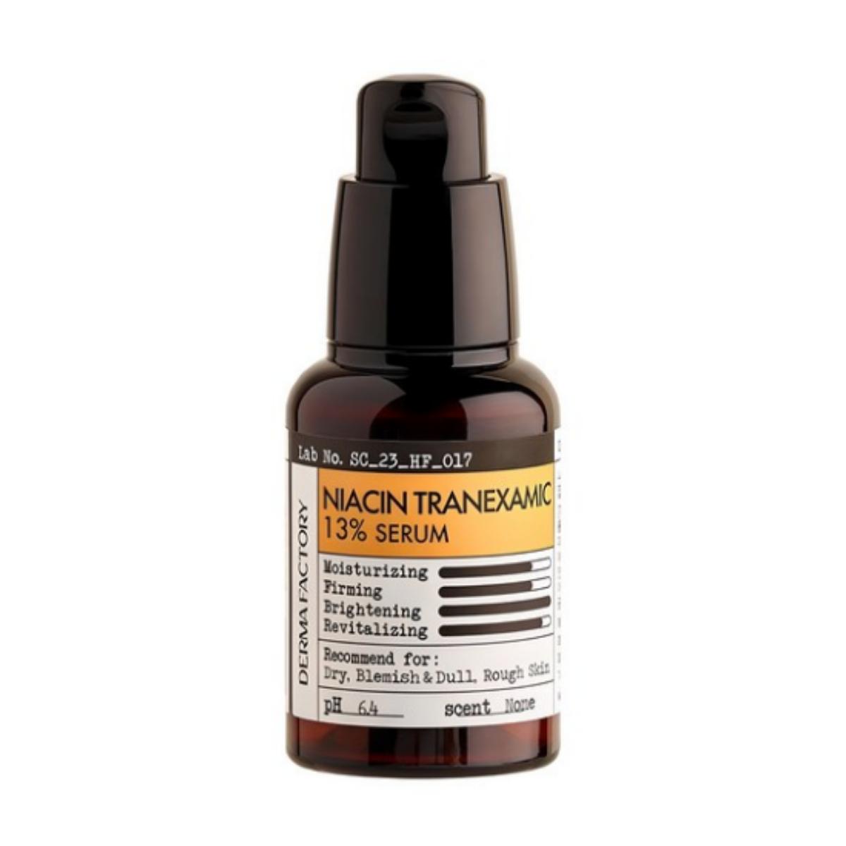 

Derma Factory Niacinamide & Tranexamic Acid Serum 13% Size: 30 ml