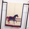 Winter imitation cashmere bag horse beige scarf sweet jacquard medium long shawl neck protector