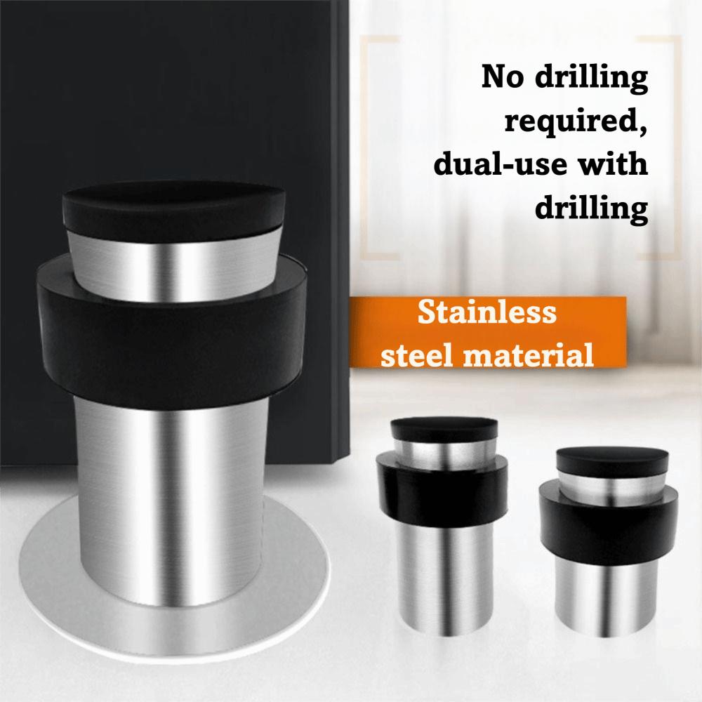 Durable Door Protective Pad Stainless Steel Wall Protector  Floor Door Stop