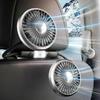 Car Seat Cooling Fan 360 Degree Adjustable Double Head Fan Car Low Noise Fan Car Seat Car Universal Fan for RV Truck