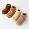 4 Paar Warme Dicke Babysocken Einfarbig Haus Schlafsocken Säugling Lernlauf Socken Baby