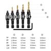 Professional Wood Plug Cutter Drill Cutting Tool Drill Bit Set Straight And Tapered Taper Woodworking Cork Drill Bit