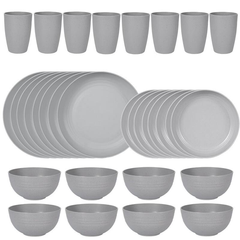 Wheat Straw Dinnerware Set