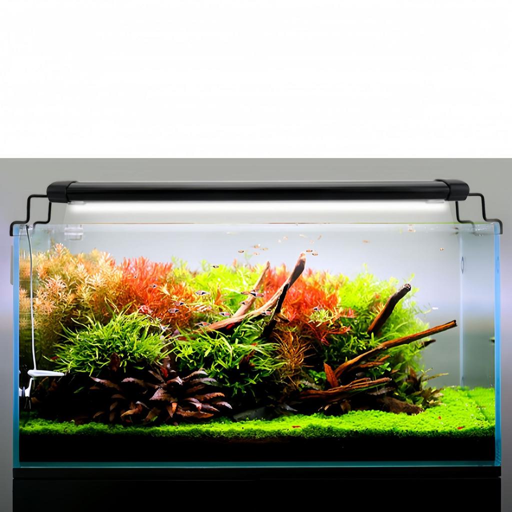 1Pc Aquarium Aquatic Plant Light, High-brightness, Ultra-thin Aquarium Light, Full-spectrum Eye Protection, Aquarium Enhancement Lamp, Landscaping