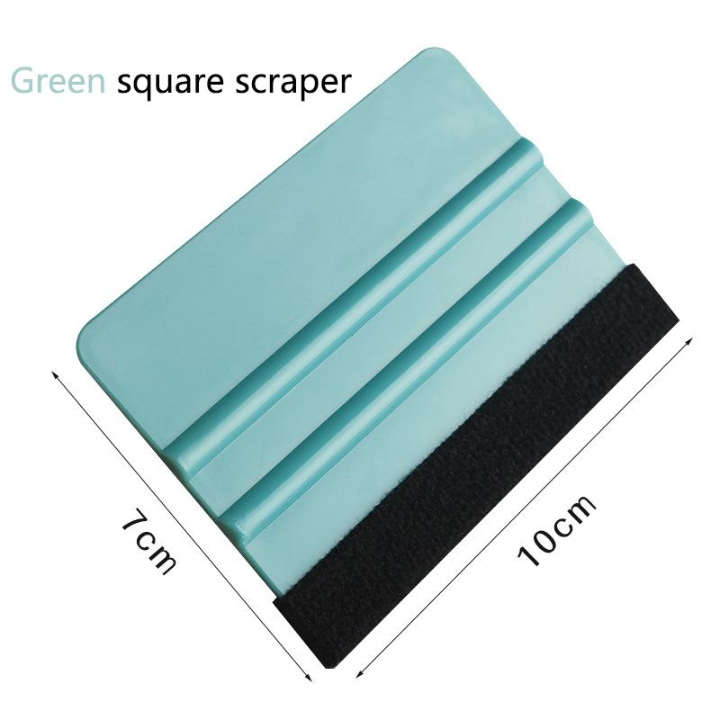1pc Auto Styling Felt Edge Vinyl Squeegee Car Vinyl Scraper Vehicle Window Tint Film Wrapping Squeegee Applicator Tool