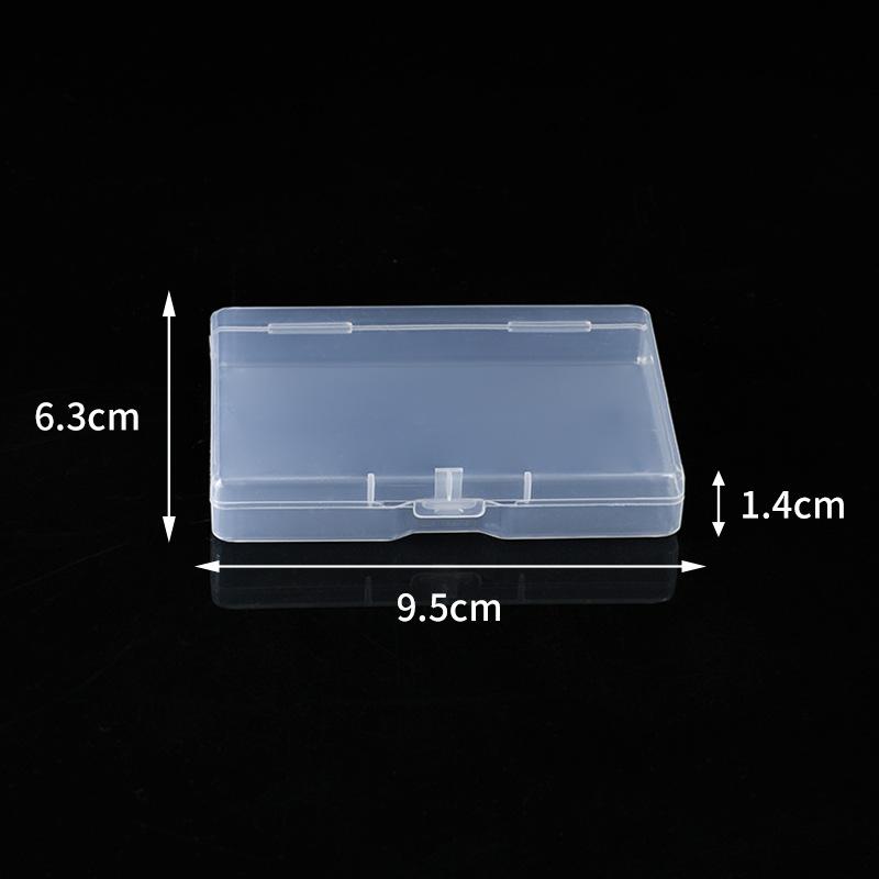 Pp Transparent Plastic Box Business Card Box, Glutinous Rice Card Packaging Box Id Card Fishing Gear Card Box Spare Parts Box