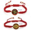 JYL TS Bracelet Cross  Handmade Adjustable Design Feng Shui Faith & Protection