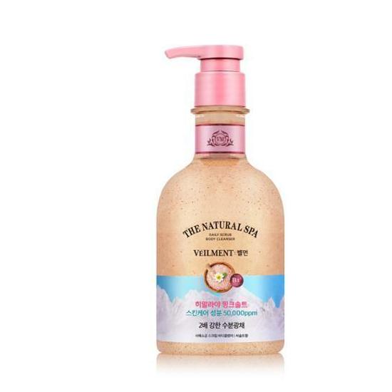 VEILMENT Natural Spa Moisture Glow Scrub Wash 400ml (Choose 1 of 4 types)
