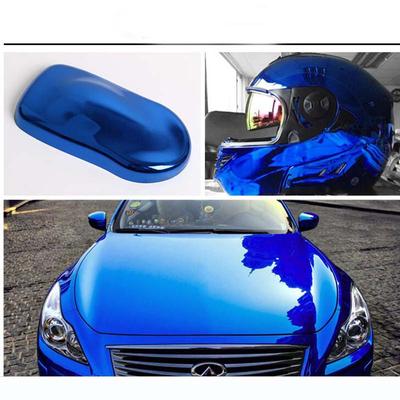 Metallic Plating Chrome Blue Mirror Gloss Car Motorcycle Decals Sheets Vinyl Wrap Glossy Sticker for Laptop Air Release Film