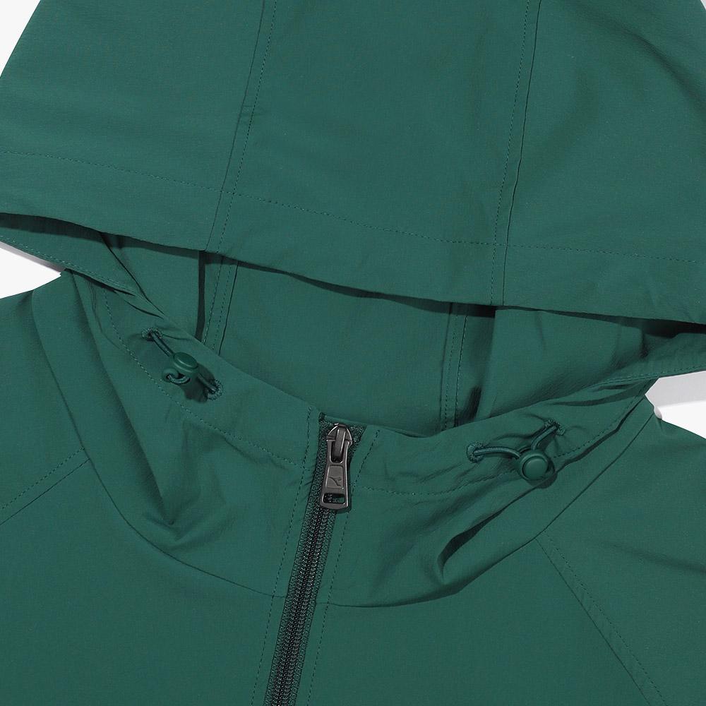 Diadora Cool Wave Hooded Anorak Green