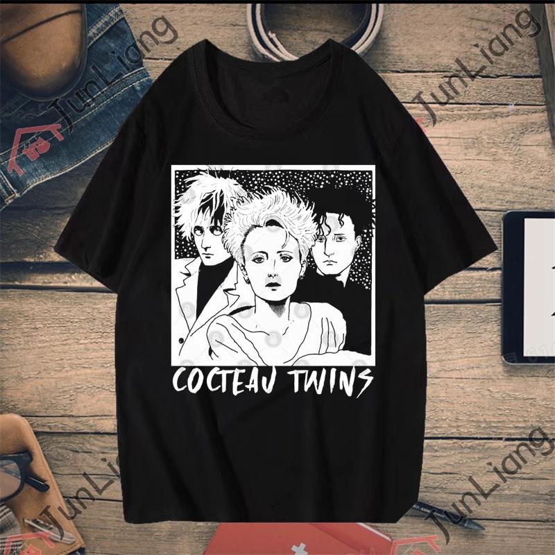 Cocteau Twins Unisex Tshirt XS4XL Oversized Loose Casual Shirt Summer Shortsleeved Crewneck Clothing