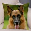 Sofa Home Pillowcase German Shepherd  Decoration Pet Animal Cushion,(3)
