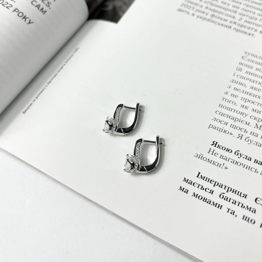 Silberohrringe mit Zirkonia (2136453)