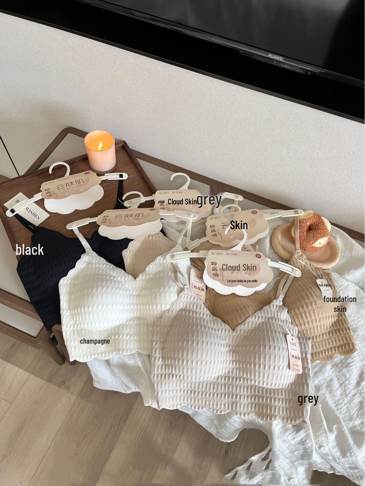 

Бесшовный беспроводной бюстгальтер пуш-ап с ремешками на спине для маленькой груди One Size [suitable for approximately 75-115 kg] хаки