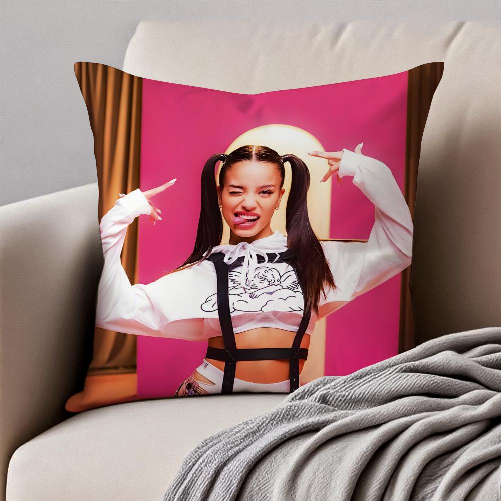 Singer EEmilia Classic Cushion Cover Pillowcase Antidustmite Invisible Zipper Short Plush Sofa Cushion