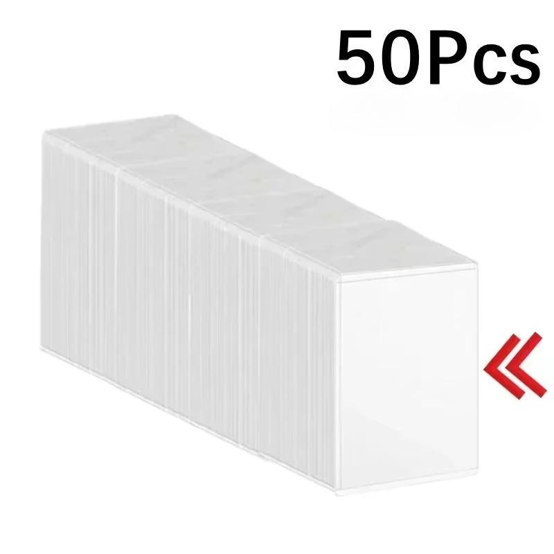 20/50 transparent card sleeves, clear card holders, transparent protective cases, idol photo game card protection cases