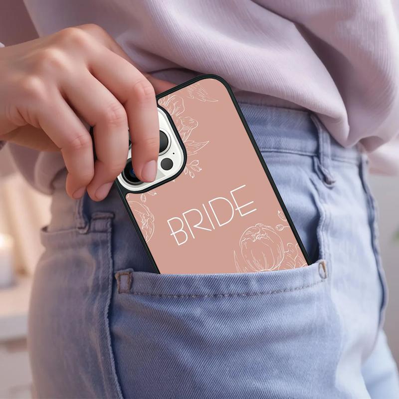 Bride To Be Phone Case For iPhone 17 Air 15 16e 14 13 Pro Max Coque 12 11 Pro Max PLUS cover