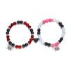 Magnetic Spiders Bracelets Mutual Attraction Magnet Matching Bracelets Elastic Beaded Bracelets for Her Couple Jewelry