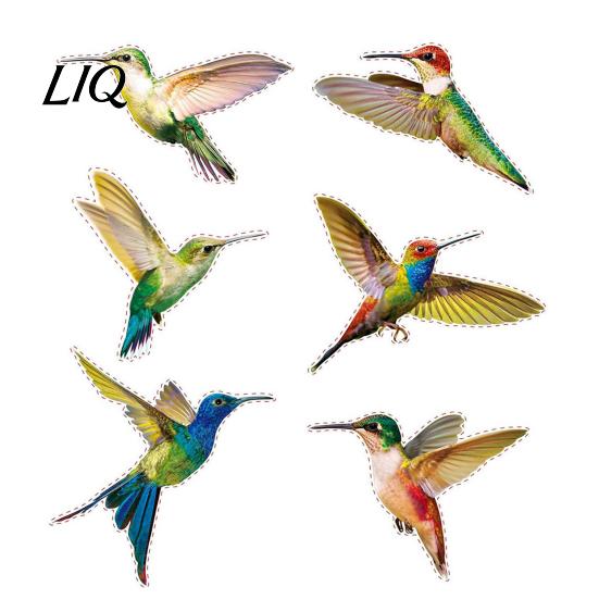 Reusable Window Decal Bird Stickers, Anti-Collision Strike Prevention Decal, Static Cling Glass Transparent Sticker Film for Windows Doors,