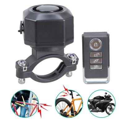 Drahtloser Fernbedienungsalarm, Induktion, wiederaufladbarer Diebstahlalarm für Fahrräder und Motorräder mit 110 dB Sound, wasserdichtes Design