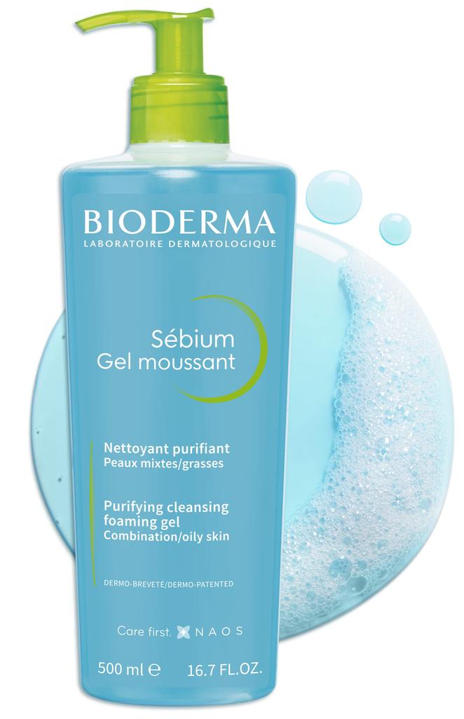 Gel lavant moussant purifiant Sébium de Bioderma - 500 ml