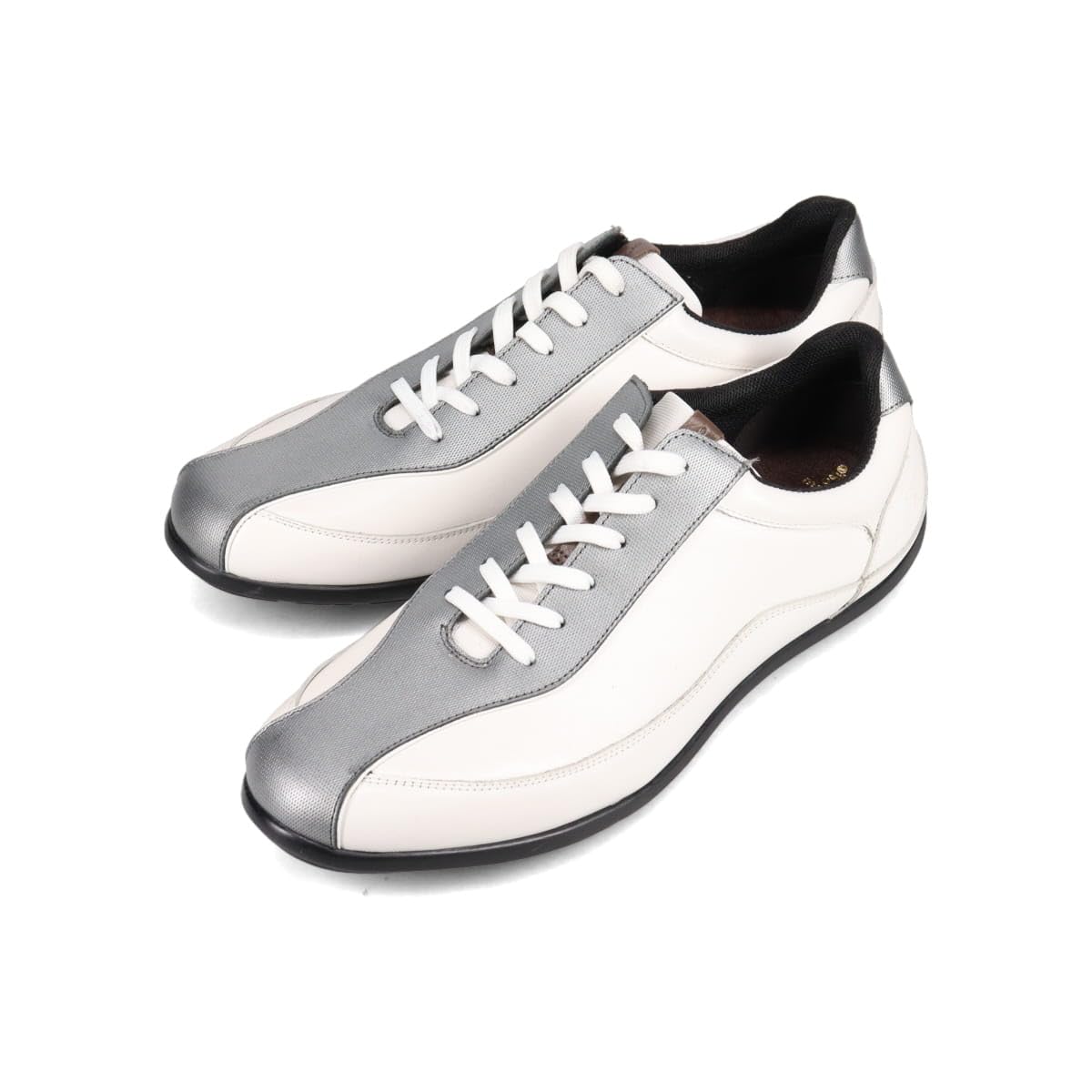 

Driving Shoes M502MT Silver White cm [Madras] Men s 26.5