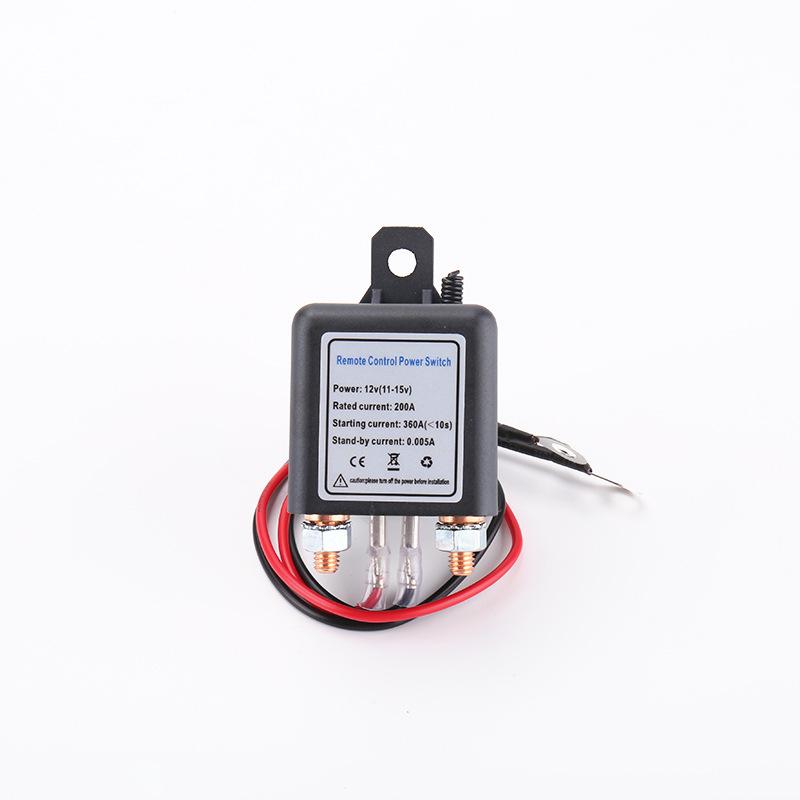 Zdalny automatyczny wyłącznik odłącznik akumulatora 12V 200A 2x pilot
