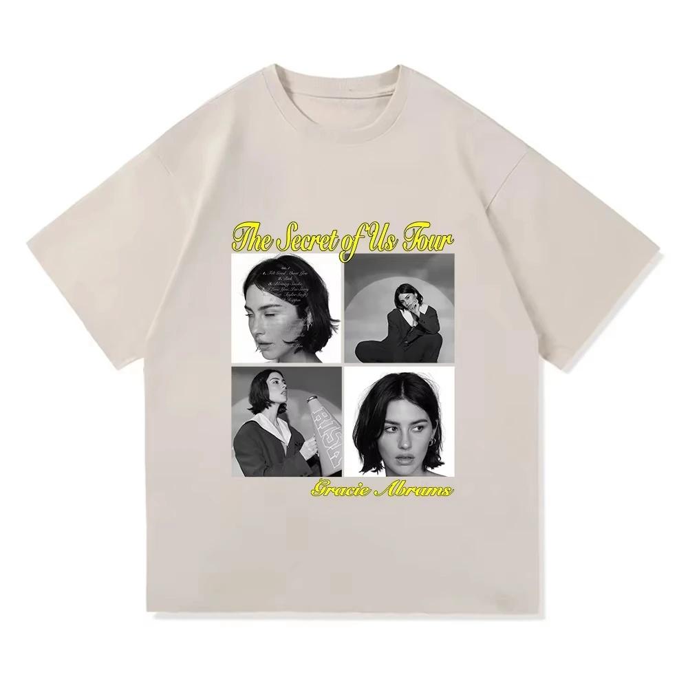 Gracie Abrams Risk The Secret of Us The Eras Tour T Shirt UnisexWomen Aesthetic Retro TShirt Unisex New Album Tees Shirts