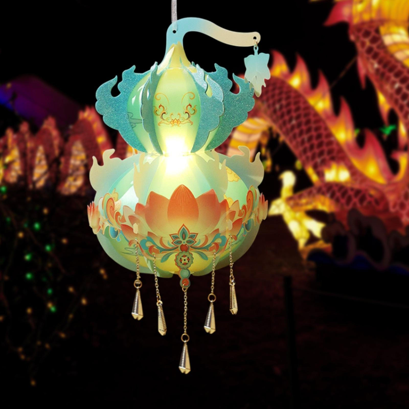 

Китайский Год Фонарь Материал Комплект Змея DIY Светильник Подвесной Маленький зелёный