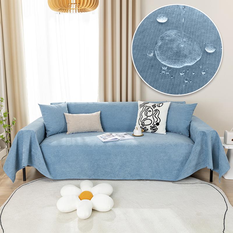 

Водонепроницаемый чехол для дивана, одеяло, однотонный, усовершенствованный, вельветовый, полотенце для дивана, для гостиной, утолщенная мебель, гобелен, чехол для дивана pillowcase(45x45)