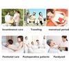 New Washable Incontinent Care Adult Pants   Absorbent   Cloth Diaper Nappy(White)