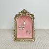 Vertical Photo Frame Necklace Stand Flower pattern Desktop Necklace Mannequin  Bedroom