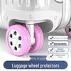 Silicone Silent Luggage Wheel Cover - Universal Replacement Accessory
