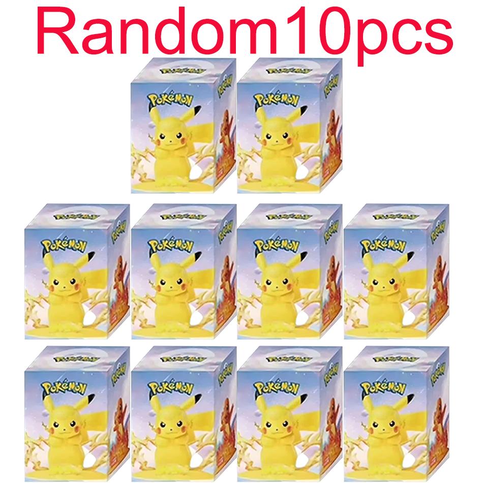 12Pcs Pokemon Action Figure Blind Box Pikachu Anime Models Desktop Decoration Kids Gift