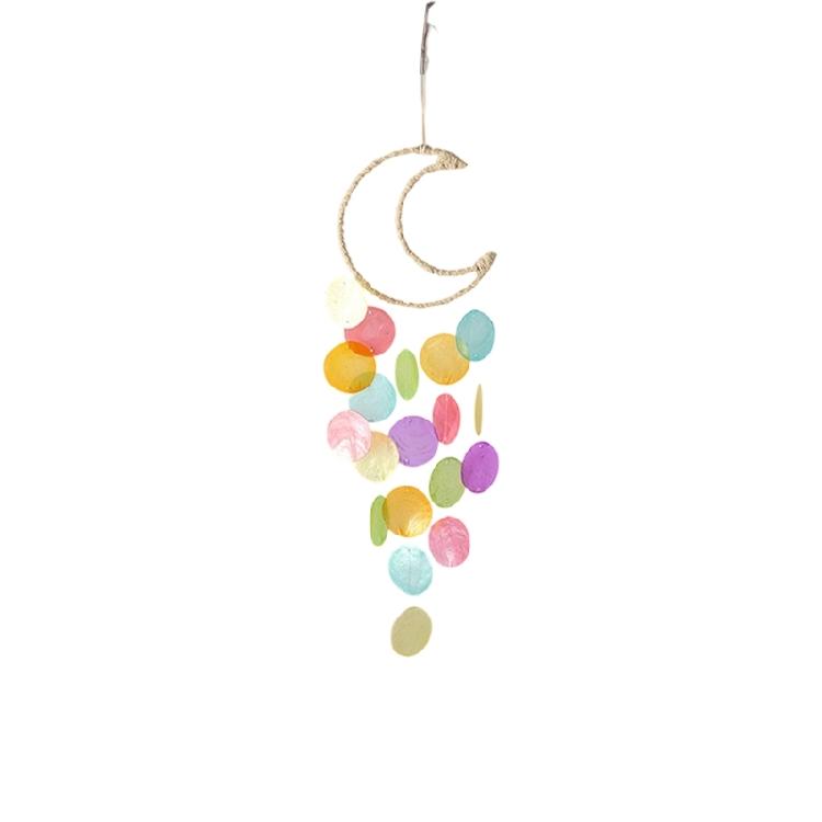Handcrafted Capiz Shell Windchime Coastal Styles Decors forOutdoors Indoor,Garden Decorations Wind Chimes for Outside