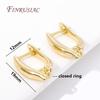 18K Gold Plated Anti-Allergy Earring Hooks Basic Copper Earwire Fastener Accessories For DIY Women's Earring Making Supplies