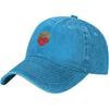 Sacred Heart Graphic Washed Baseball Cap Adjustable Cotton Dad Hat for Unisex Women