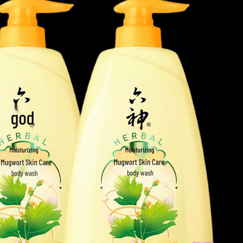 Liushin Mugwort Herbal Cooling Shower Gel (2x1kg)