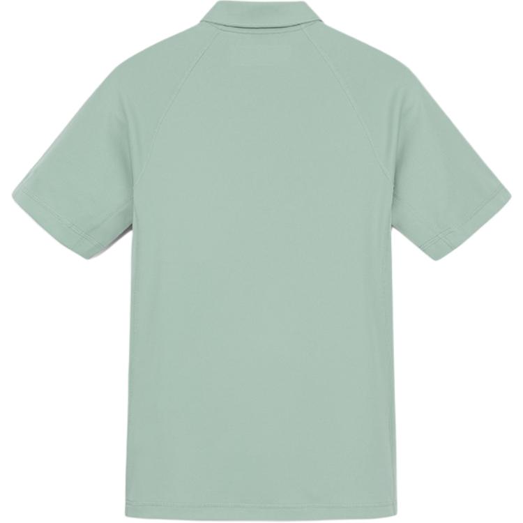 Timberland Outdoor Hiking Casual Lightweight Short Sleeve Polo Shirt Men tops Embossed-Green A6AQB-ENE