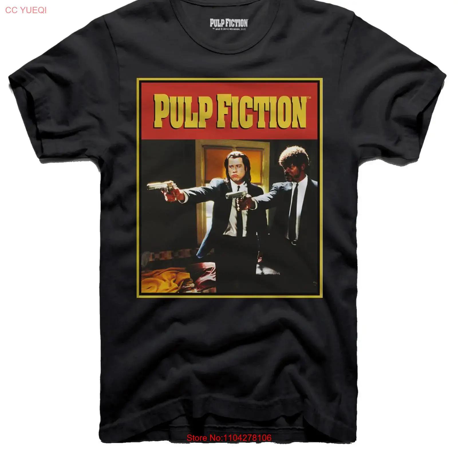 Pulp Fiction Jules Vincent Gun Aim Official T Shirt Mens vintage Washed Stylish Top For Everyday Wear Breathable S разноцветный