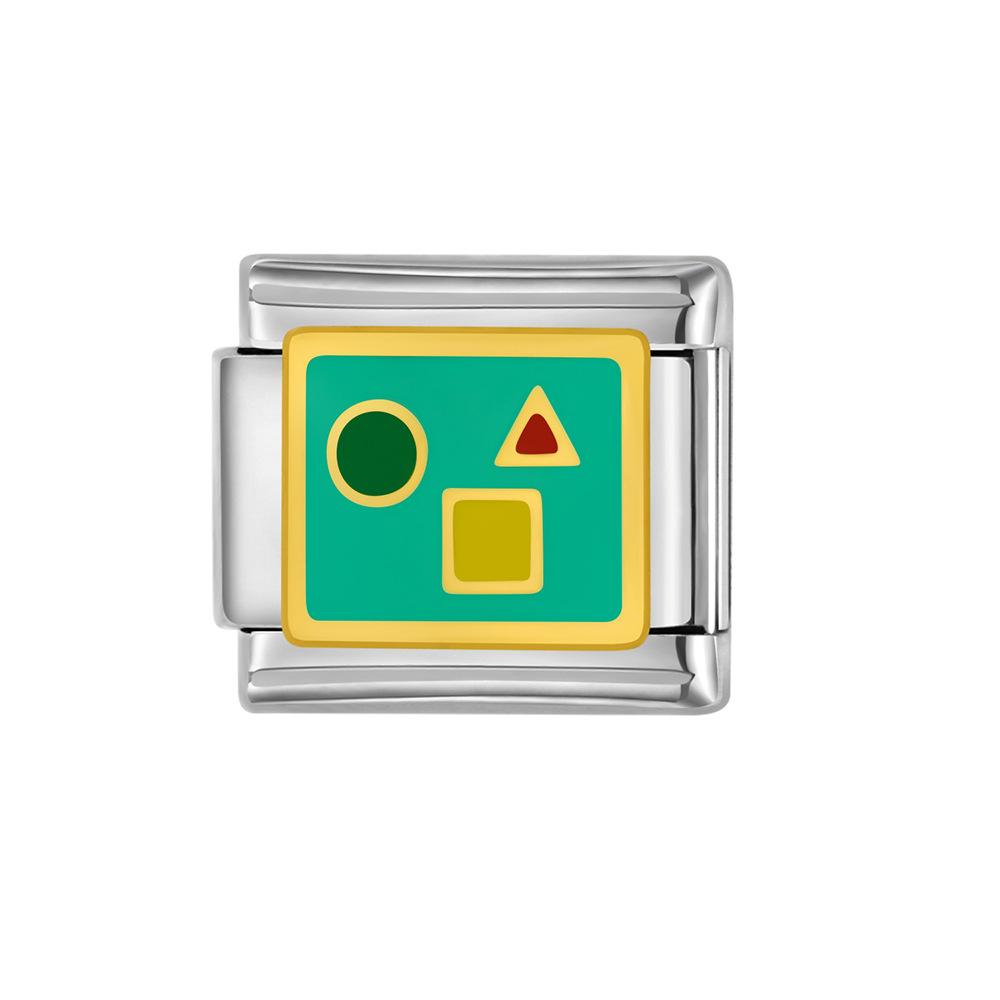 

Модульный браслет из нержавеющей стали «сделай сам», одинаковый браслет ручной работы унисекс, забавный подарок на день рождения 10mm