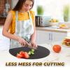 TPU Double-sided Flexible Cutting Board, Anti-slip Rubber Semi-circular Cutting Board Pad, BPA-free, Knife-free, Non-toxic, Dish