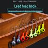 Luminous Lead Head Jig Lure with Soft Bait Worm and Barbed Fish Hook (3.5/5/7/10g)