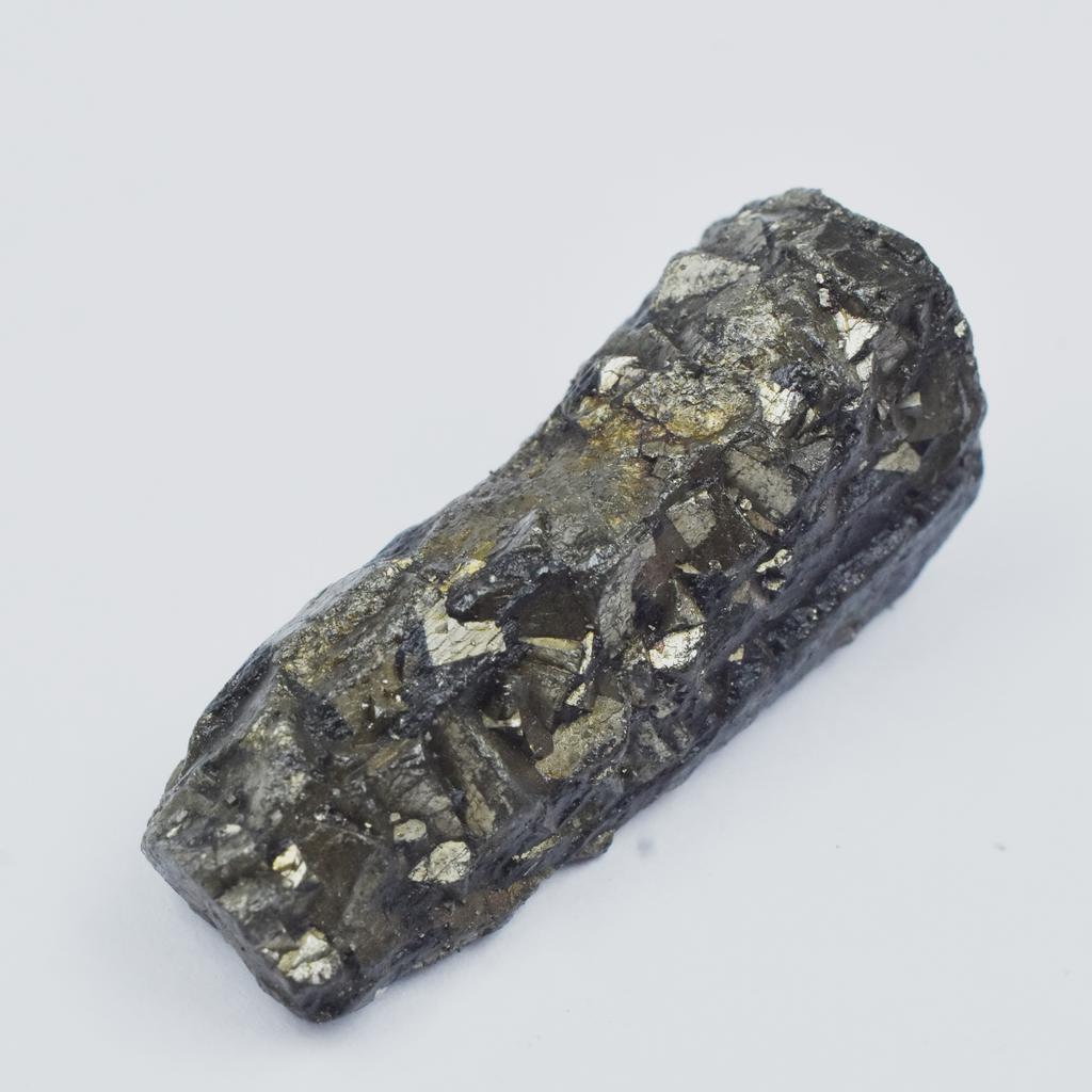 Natural Pyrite Loose Gemstone Rough Raw 129 ct Cleavage Crystal for Lapidary and Gem Collections