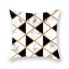 Marble Sofa Decoration Gold Black Geometric Cushion Cover Sofa Stripe Bedroom Living Room Throw Pillow Cover